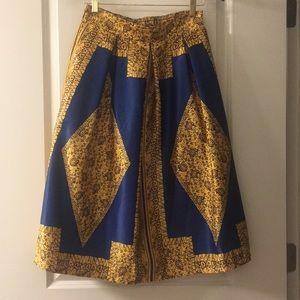 African Print - Midi Skirt